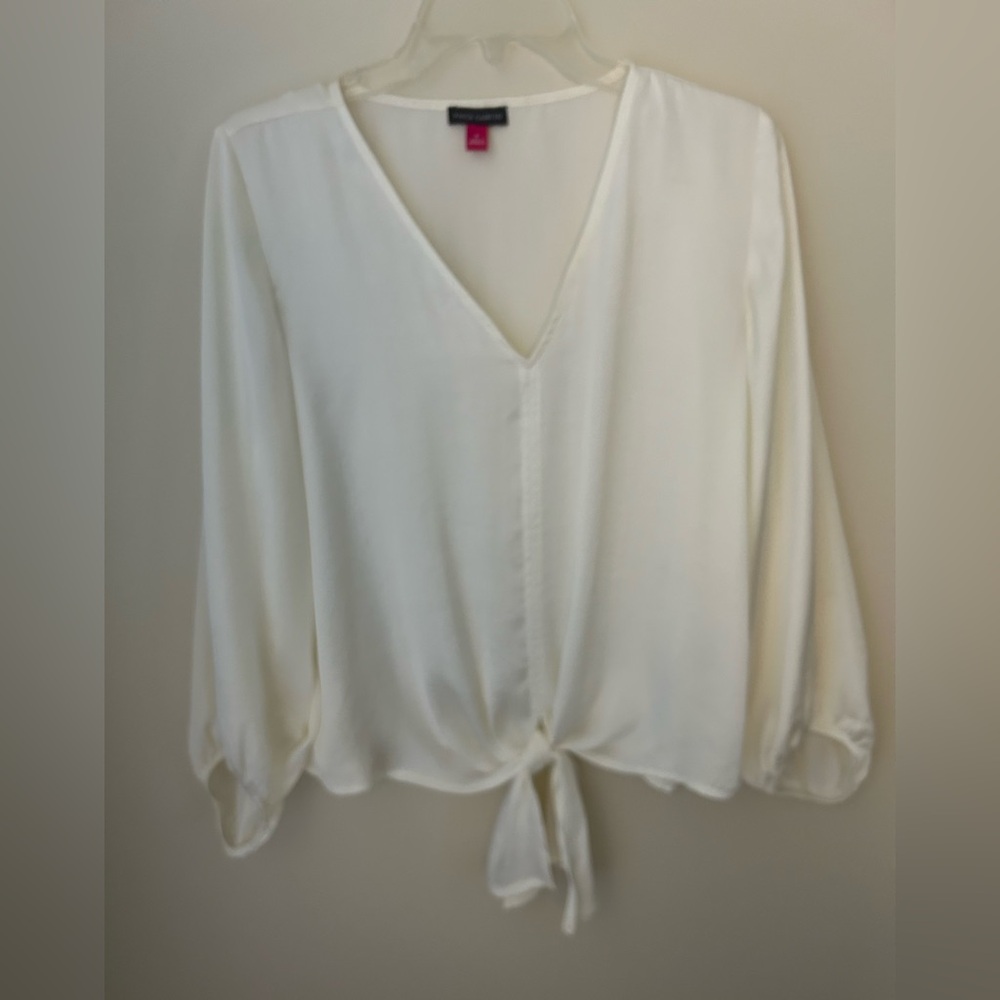 Vince Camuto blouse, off white, size S,
